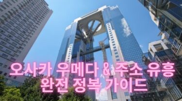오사카 우메다 & 주소 유흥 완전 정복 가이드｜출장 서비스부터 주부 클럽까지 현지 추천 명소 소개