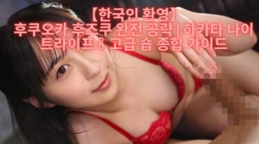 【한국인 환영】후쿠오카 후즈쿠 완전 공략 | 하카타 나이트라이프 & 고급 숍 종합 가이드